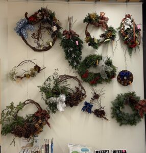 リース売り場の様子