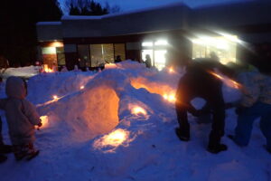 0126スノキャンの様子