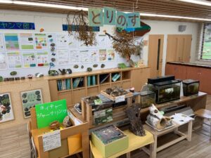 「とりのす」の展示の様子