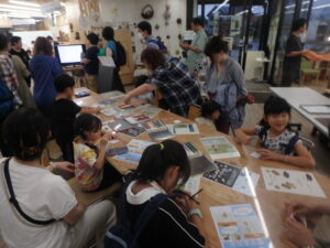 缶バッジのコーナー