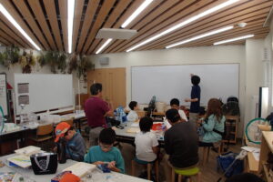 トンボ合わせをする様子