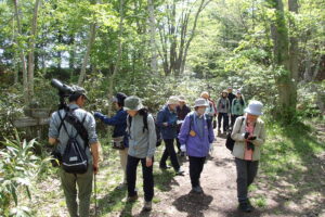 散策する参加者