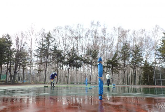 「テニスコートのご予約承ってます♪」の画像