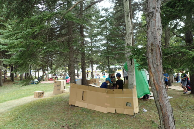 「8/8北区あいの里公園で体験プレーパークを行いました！」の画像