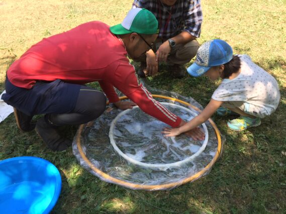 「8/2「公園であそぼ！自由にあそぼうプレーパーク」でPRしました！」の画像