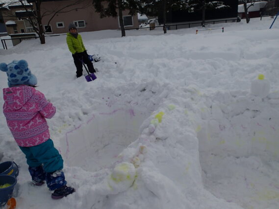 「1/27あいの里で出張プレーパークを開催しました！」の画像