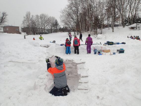 「2/17（日）清田区里塚で体験プレーパークを開催しました！」の画像