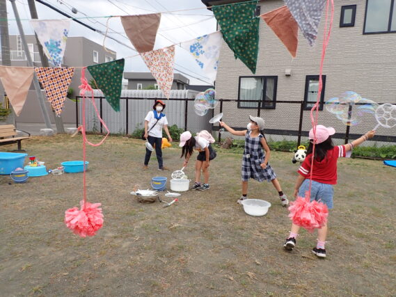 「8/4大谷地ひまわり公園で出張プレーパークを実施しました！」の画像