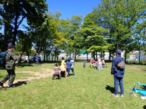 みんなで綱引き