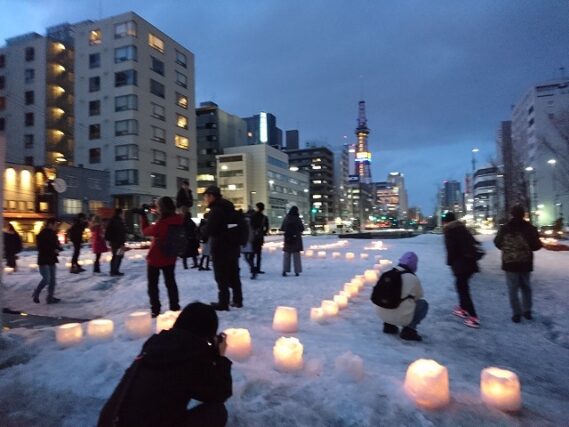 「500のまちの灯りをともしました」の画像