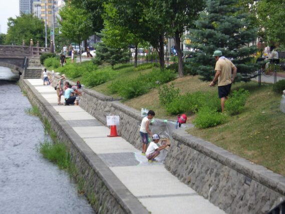 「公園内の木製ベンチ塗装」の画像