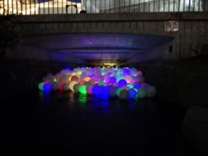 9月28日に開催されたキャンドルストリームの様子9