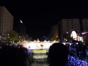 9月28日に開催されたキャンドルストリームの様子10