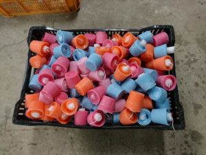 1月8日のお助け隊の活動でできたろうそく