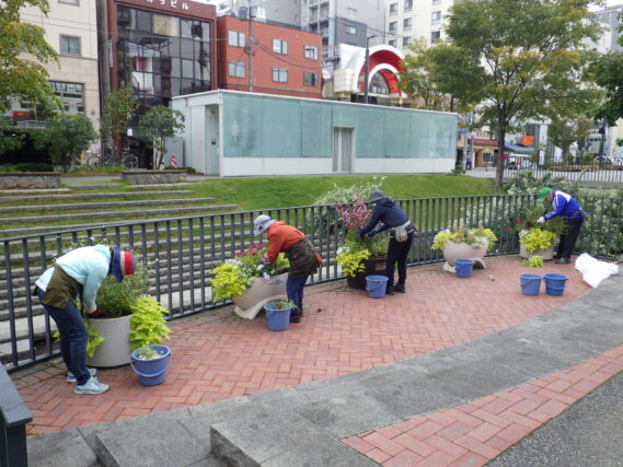 「花くらぶ今年度の活動終了」の画像