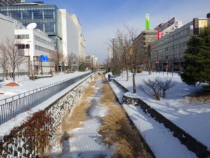 12月27日の北1条の様子