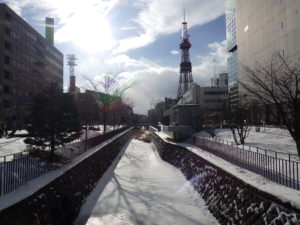 12月27日の北2条の様子