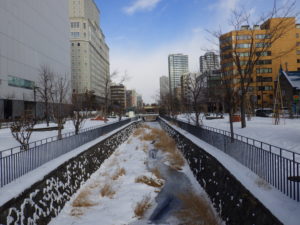 12月27日の北2条の様子