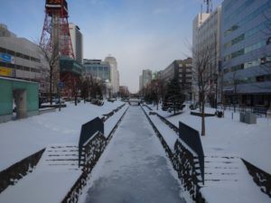 12月27日の南1条の様子