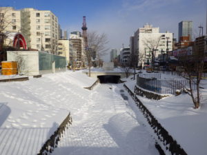 12月27日の狸二条広場の様子