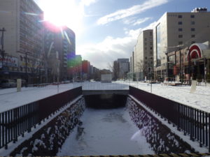 12月27日の狸二条広場の様子