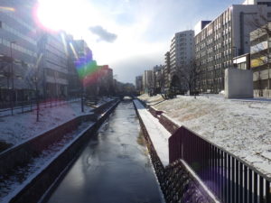 12月15日の南1条の様子