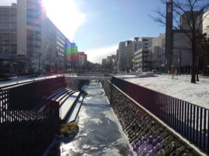 12月15日の大通ブロックの様子