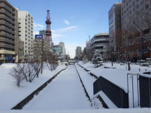 令和3年1月4日新春の南2条の様子