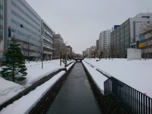 2020年3月11日の南1条の様子
