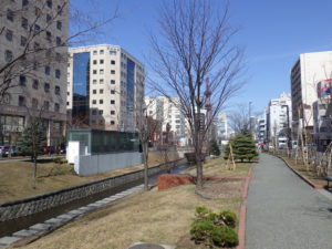 令和3年4月2日の南4条の様子