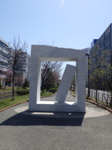 南1条の生棒を北から見たところ