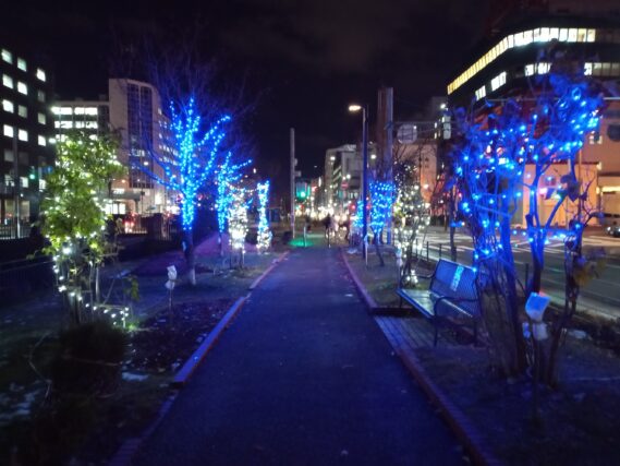 「北1条イルミネーション」の画像