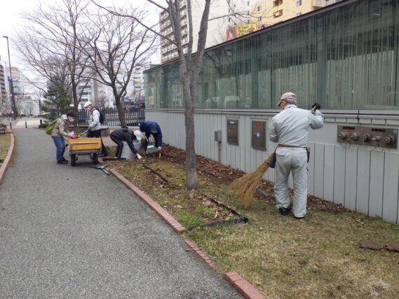「お助け隊も活動開始今週のボランティア」の画像