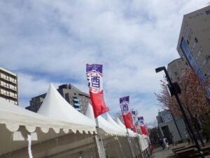 4月28日から始まった狸二条酒まつりの様子2