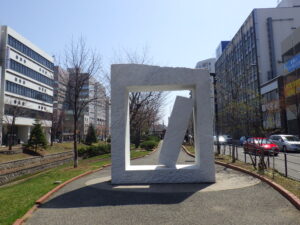 生棒を北から見た様子