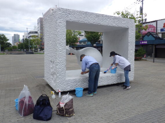 「8月後半の公園ボランティアと企業ボランティア」の画像