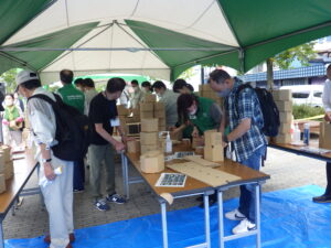 8月27日に開催された水源の森づくりのイベントの様子3