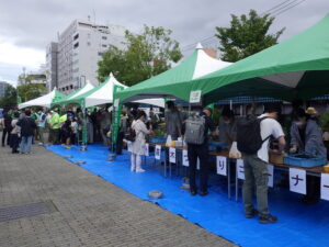 8月27日に開催された水源の森づくりのイベントの様子4