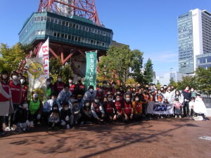 10月8日に行われた企業ボランティアの集合写真