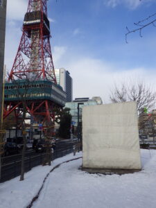 12月8日にシート掛けられた生棒