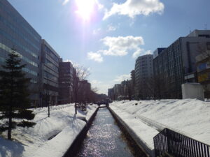3月2日の南1条の様子
