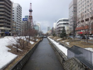 3月18日の南2条の様子