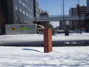 3月2日の大通ブロックたけくらべの積雪状況