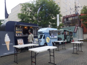 ９月１日に始まった創成川公園サンキューフェスティバルの様子