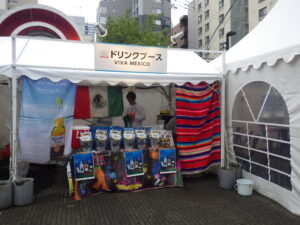 ９月１日から始まった創成川公園サンキューフェスティバルのドリンクブース