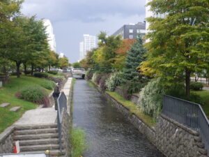10月1日の南1条のハギの様子