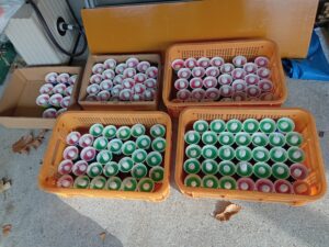 12月6日に作ったロウソク