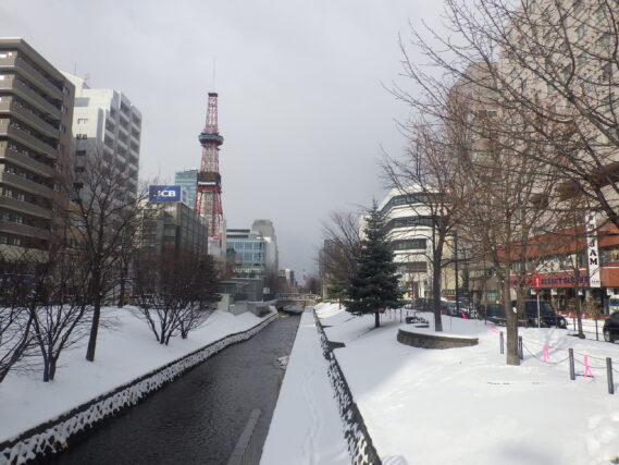 13時5分の南2条の様子