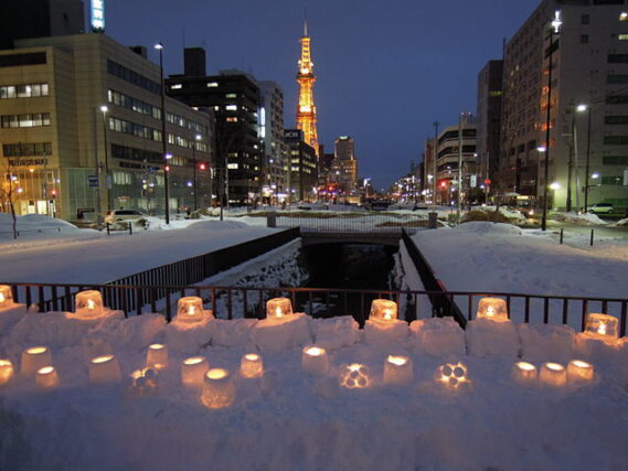 2012年のまちの灯りの様子