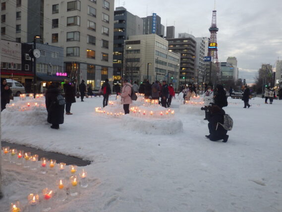 点灯し始めた頃の様子